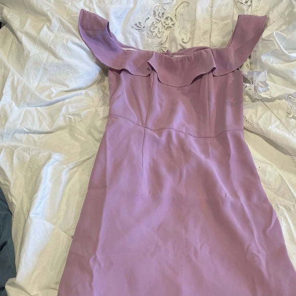 JULIE BROWN OFF THE SHOULDER DRESS - Picture 2 of 9